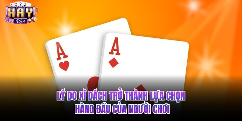 Lý do xì dách Haywin trở thành lựa chọn hàng đầu của người chơi 